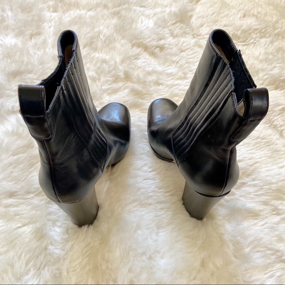 KORS Michael Kors Pulls up Black Heel Boots 7.5 - Picture 2 of 4